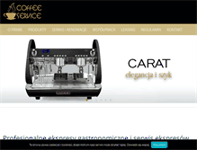 Tablet Screenshot of coffeeservice.pl